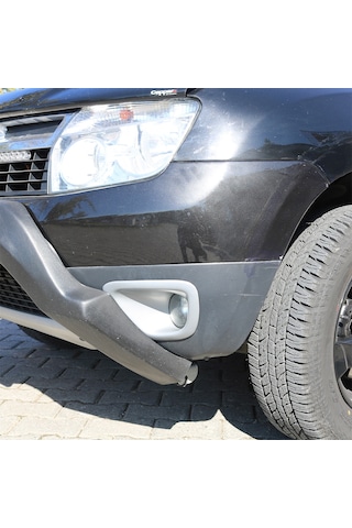 Dacia Duster Sis Farı Çerçevesi Gri  2010-2017 Arası Uyumlu