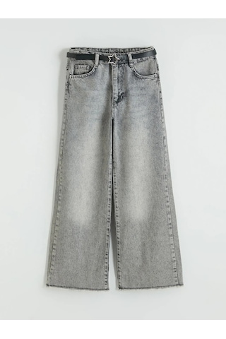 Lc Waikiki Karışık Wide Leg Fit Kız Çocuk Jean Pantolon Çok Renkli