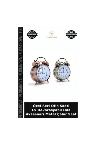 Özel Seri Ofis Saati Ev Dekorasyonu Oda Aksesuarı Metal Çalar Saat Çok Renkli