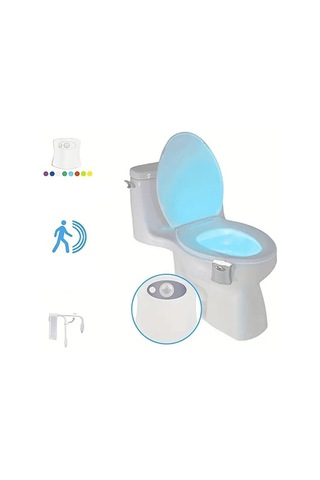 Banyo Yaratıcı Sensörlü Led Gece Lambası, Atmosferik Işık