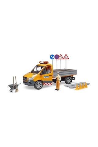 Bruder Mercedes Benz Sprinter Yol Bakım Aracı ve Elemanı 02677 Li