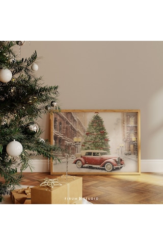 Vintage Noel Duvar Sanatı, Eklektik Noel Ev Dekorasyonu