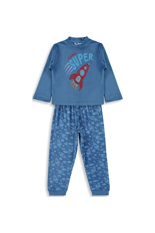 Dorka Golsut Supersoft 3-11 Yaş Pijama Takımı - Mavi