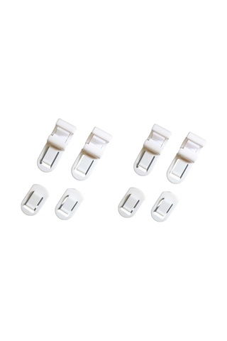 Bilgisayar Askı Kalem Ve Kağıt Tutturma Aparatı 8 Li Set 5x2x2cm Krem