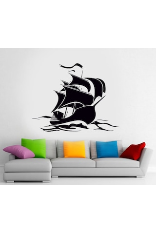 Yelkenli Gemi Duvar Sticker