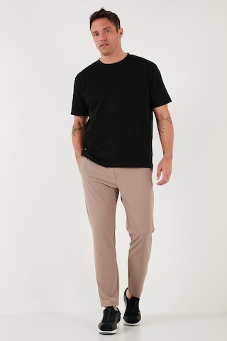 Buratti Streç Regular Fit Normal Bel Düz Paça Jogger Erkek Pantolon Cf25617801 Bej