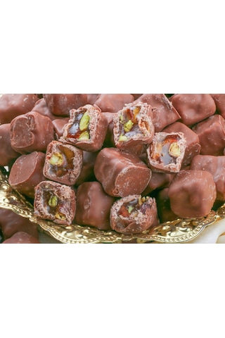 Haluk Aydın Kuruyemiş Antep Fıstıklı Çikolata Kaplı Lokum 480 G