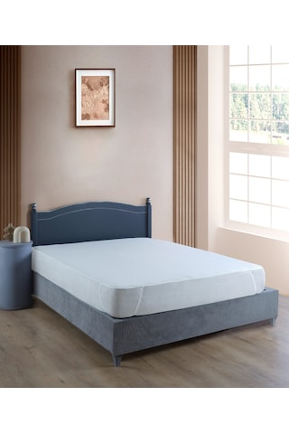 Fitted Full Kenar Su Sıvı Geçirmez Yatak Koruyucu Alez 100x200 / 120x200 / 160x200 / 180x200 Cm Beyaz