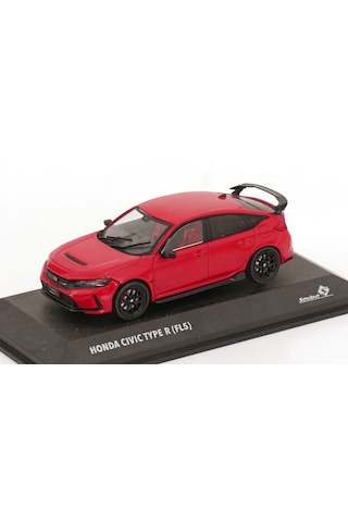 1:43 Ölçek Solido 2022 Honda Civic Type R Rallye Red Diecast Metal Minyatür Model Araba 10cm