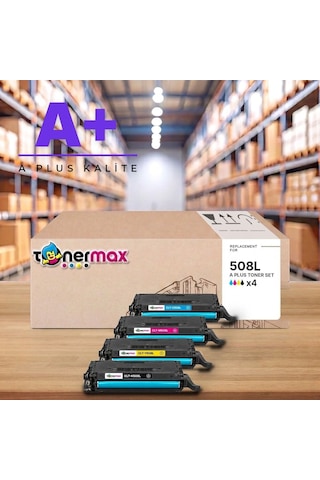 Samsung Clt-508l Cmyk Uyumlu Toner Seti A Plus / Clp-620 / Clp-670 / Clx-6220 / Clx-6250 / Clt-k508l / Clt-c508l / Clt-m508l / Clt-y508l