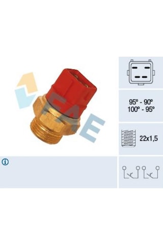 Fae Fan Müşürü 4 Fişli 95/90 C-100/95 C Ford Escort/mondeo/orıon/scorpıo/sıerra