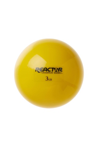 Champion Barbell Hand Held Fitness Ball 3-pound Sarı