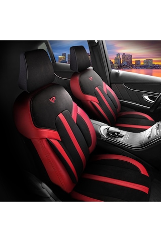 Panda Lizbon Serisi Alakantra Kumaş Oto Koltuk Kılıfı - Tam Set