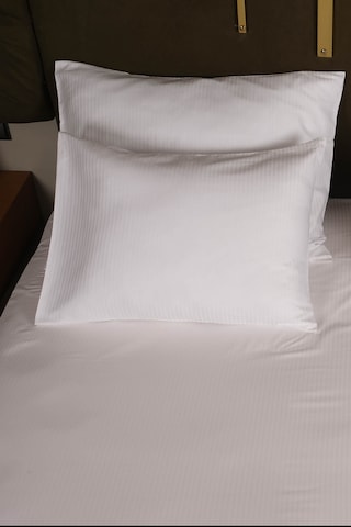 Atina Serisi 2 Adet King Size - Büyük Boy Pamuk Saten Yastık Kılıfı 60 80cm-ortopedik Yastık Uyumlu Beyaz