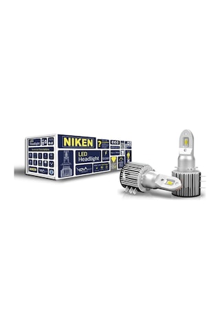 Niken H15 Led Xenon Nova Soft Serisi 55w 18000 Lümen 6500k Beyaz Far Ampulü 2 Adet
