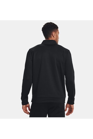 Under Armour Erkek Armour Fleece® ¼ Fermuarlı Sweatshirt 1373358-001 - Siyah
