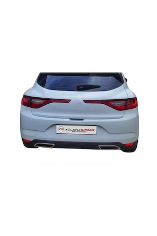 Renault Megane 4 Egzoz Çıkışı 2 Prç Krom 2017 ve Sonrası