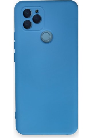 General Mobile Gm 22 İçi Kadife Kaplı Esnek Silikon Kapak Ryc/ Nano Lansman Mavi