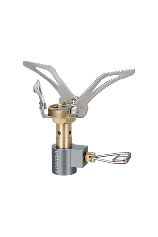 Novahub 45g Hafif Cep Açık Pişirme Katlanır Gaz Sobası Kamp Şömine Gümüş