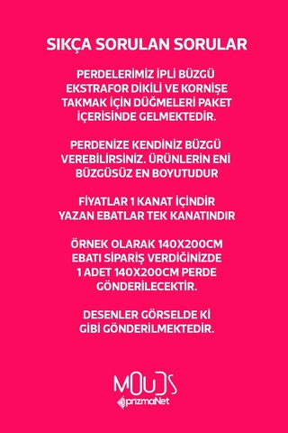 Wave Fuchsia Desenli Süet Oturma Odası Salon Fon Perde Ekstrafor Büzgü Tek Kanat Prd-1097 Çok Renkli