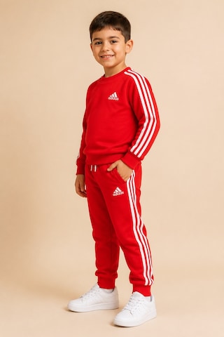 Eray Alp Kids Erkek Çocuk Kırmızı Şeritli Eşofman Takımı