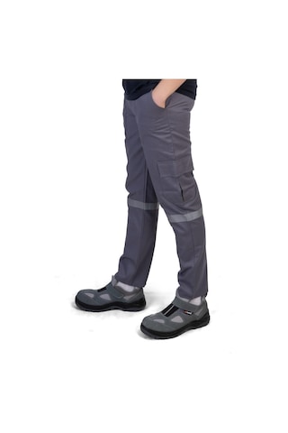 Formteks Kargo Pantolon 16/12 Gabardin Reflektörlü Gri Diğer