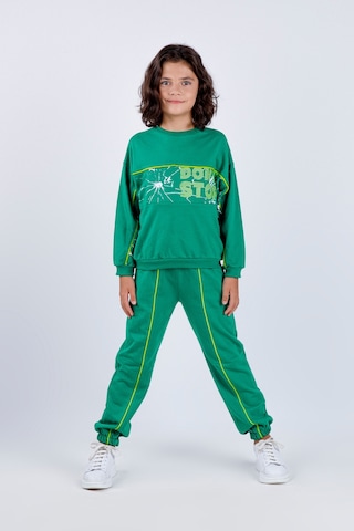 Erkek Çocuk Don't Stop Baskılı Örme Basic Eşofman Takımı 001