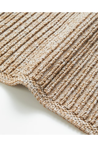 English Home Stripe Bukle Kilim 120x180 Cm Natural Natural