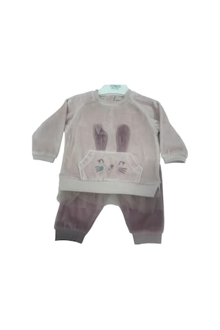Babydoll 2li Takım Tongs Pembe-10207 Pembe