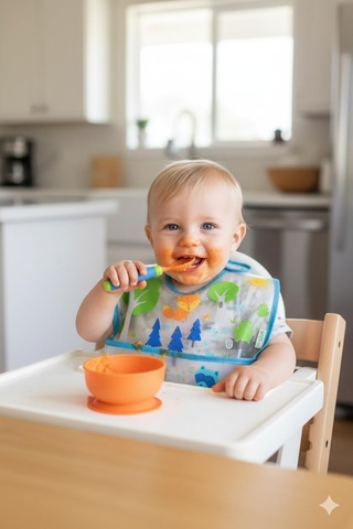 İplay Bebek Mama Önlüğü, 6-18 Ay, 2'li Set, Su Geçirmez Eva Kumaş, Cepli Ve Cırtlı, Mavi ve Yeşil Genel