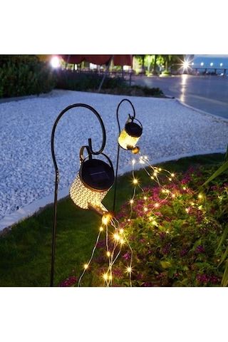 Novahub Su Geçirmez Güneş Enerjili Bahçe Dekor Avize & Çim Lambası Antik Bakır Antik Bakır