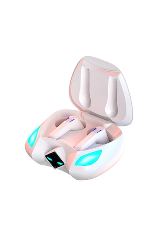 Jeemson Oyuncu T28 Tws Kablosuz Kulaklık - Profesyonel Oyun Çipi, Gecikmesiz, Su Geçirmez, Dokunmatik Kontrol, Beyaz