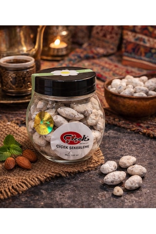 Çiçek Şekerleme Yöresel Badem Şekeri 100 Gr