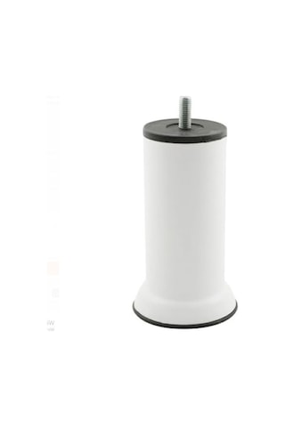 İnce Diş M8 Beyaz Yükseltme Ayağı, 15 Cm, 4 Adet 6395751