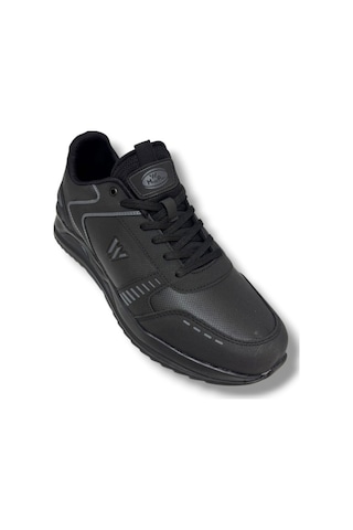 Magg Point 5310-26 Deri Trend Erkek Sneaker Siyah Füme 45-47 Siyah