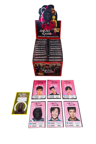 Squid Game 2 Karakter Kartları Stickerlı 24 Kutu 144 Kart