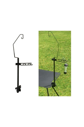 Homyl Seyahat Bahçe Yürüyüş Için Asılı Işık Tutucu 36cm Siyah