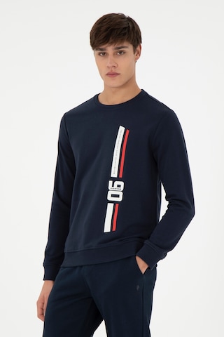 U.S. Polo Assn. Erkek Regular Fit Bisiklet Yaka Lacivert Sweatshirt 50293441-VR033