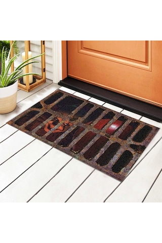 Suofeng 3d Halloween İllüzyon Palyaço Paspası - Suyu Hızlı Emici Ve Evrensel Anti Kayma Özelliği - 60x90 Cm