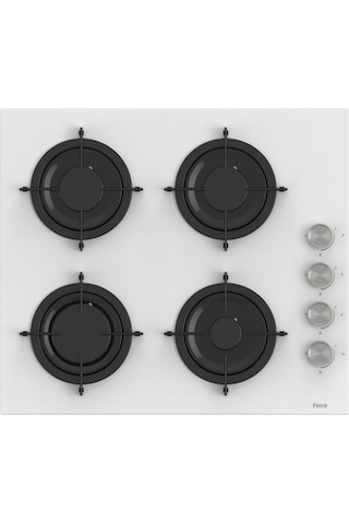 Ferre Flowart Lumora Pro QBL63CB-CS206-D064 3'lü Beyaz Ankastre Set