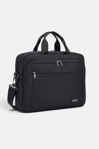 Lederax Siyah Kumaş Evrak Ve 15.6 İnç Laptop Çantası Ld669