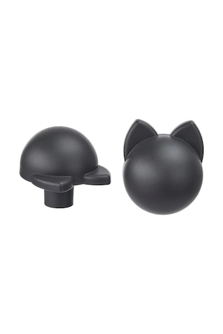 Ikea Grejsımojs 2'li Mobilya Kulpu 38 Mm Siyah