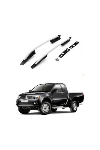 Turtle Mitsubishi L200 Mk4 2006-2014 Tavan Çıtası Falcon Gri