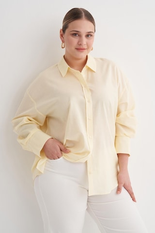 Basic Pamuk Gömlek-6217 Sarı