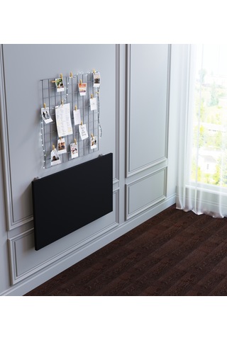 Siyah Duvara Monte Mutfak Masası Katlanır Masa