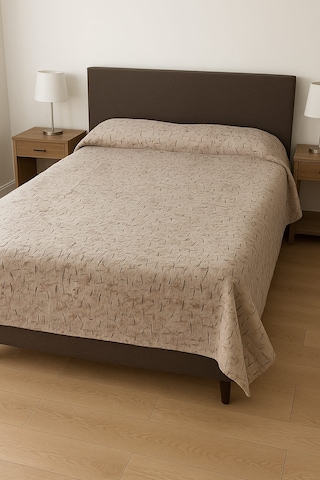 Yünteks Kahve Tek Kişilik Polar , Vizon Battaniye , Yatak Örtüsü