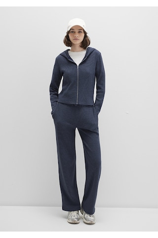 Mavi - Fermuarlı Dokulu Lacivert Sweatshirt 1613383-32184 Lacivert