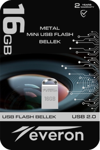 Everon 16gb Metal Usb Mini Flash Bellek