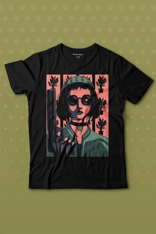 Kendim Seçtim Mathilda Leon Sevginin Gücü Leon The Professional Film Baskılı Tişört Çocuk T-shirt 001
