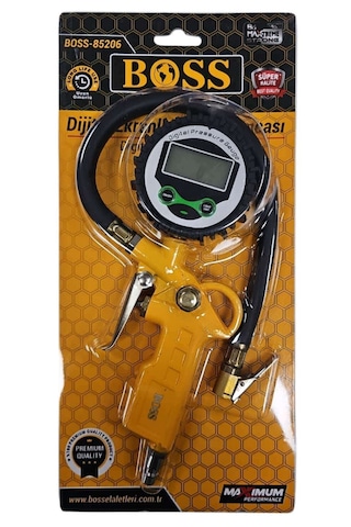 Dijital Ekranlı Basınç Göstergeli Lastik Şişirme Tabancası 0-12 B